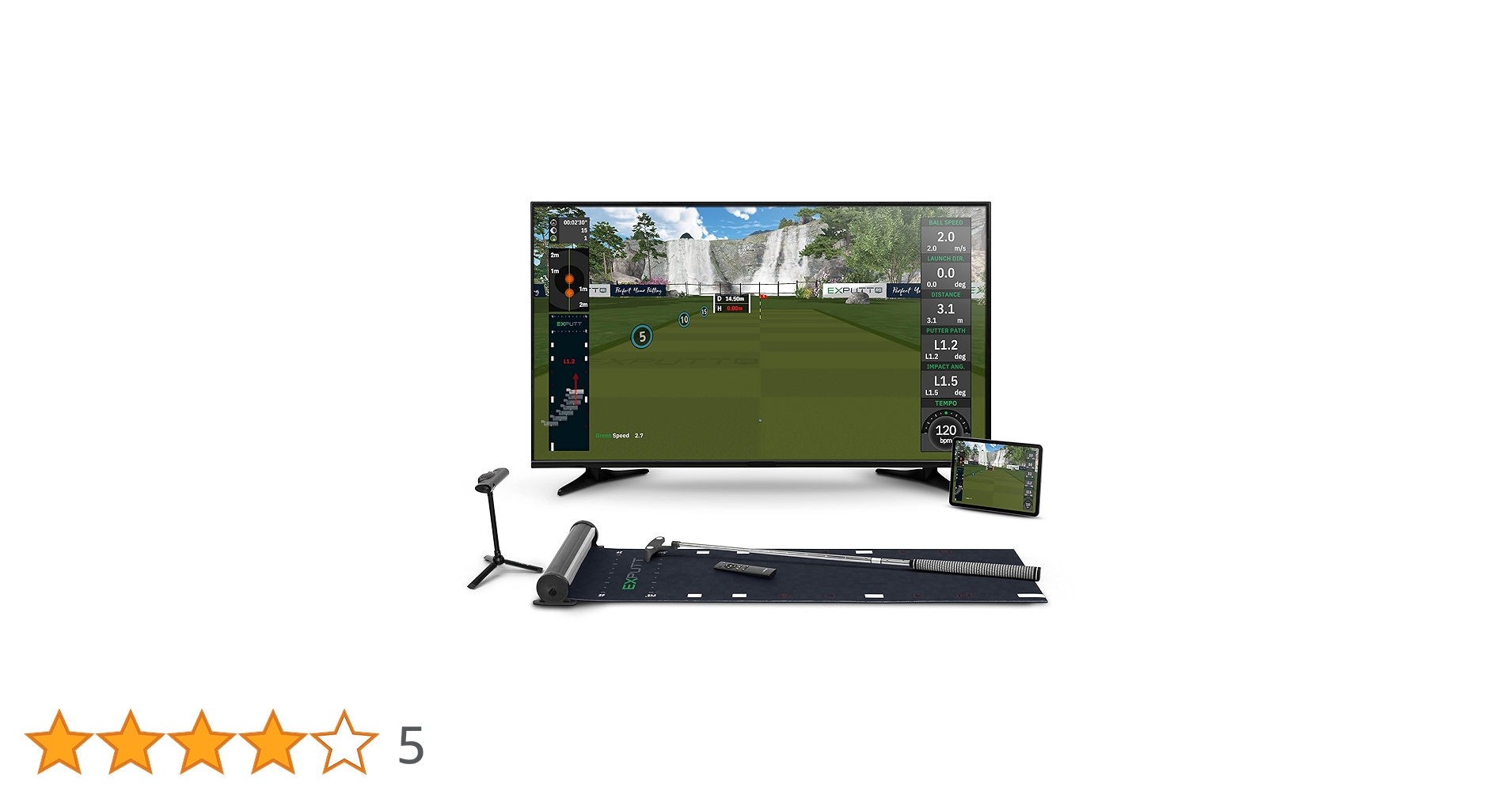 ExPutt EX500D Pro Golf Putting Virtual Simulator: Perfect